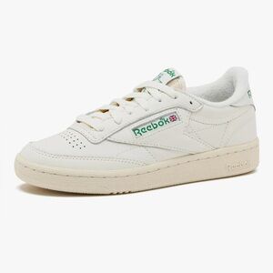Reebok Cream and Green Sneakers